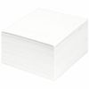 STAFF / Block for notes not glued, cube 9x9x5 cm, white, whiteness 90-92%