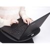 Stand-table with soft cushions, for laptop and creativity BRAUBERG, 430x330 mm, black