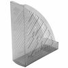 Лоток вертикальный для бумаг BRAUBERG "Standard+", 250х90х300 мм, тонированный серый
