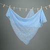 Оренбургский Пуховый Платок / Openwork downy shawl, color blue