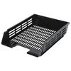 Tray horizontal paper BRAUBERG "Basic", A4 (360х270х75 mm) with grooves, mesh, black