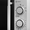 VEKTA MS720ATW microwave oven, 20 litres, 700 watt power, mechanical leveling, timer, white