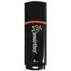 SMARTBUY / 4 GB Flash Drive, Crown, USB 2.0, Black
