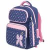 ЮНЛАНДИЯ / Backpack UNLANDIA COMPLETE, with pencil case included, ergo-back, "Pink bow", 42x29x14 cm, 229972