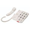 RITMIX RT-520 ivory phone, speed dial 3 numbers, ring light indication, large buttons, ivory