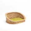 Azimuth / Lezhak Oval with a back for cats and small breeds of dogs No. 3, light green, 600x480 mm