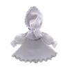 Потешный промысел / Christmas tree toy made of porcelain "Snow Maiden"