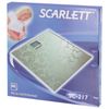 SCARLETT / Floor scales SC-217, electronic, weight up to 180 kg, square, glass, pink