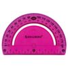 Set the drawing medium flexible BRAUBERG "FLEX" (ruler 20 cm, a triangle, a protractor), assorted