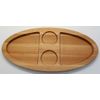 Russischer Baum / Tablett "Boot" aus Buche
