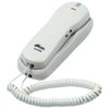 RITMIX RT-003 white telephone, dial on handset, 13 speed dialing, white