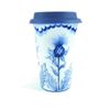 Гжельский Фарфоровый завод / Designer coffee cup with silicone lid No. 15