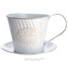 Kaemingk / Decorative planter for flowers Cup Spring Provence 23 * 20 cm, metal