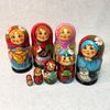 Matroschka "Hausfrau" 5 Puppen