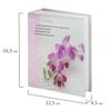 BRAUBERG photo album for 100 photos 10x15 cm, hard cover, "Orchid", pink and white