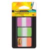 Bookmark adhesive POST-IT Professional, plastic, 25 mm, 3 colors x 22 PCs., superlake