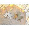 Ленивые Бобры / Lazy Beavers / Mirror Christmas tree toy "Dragoncat"