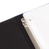 Photo album BRAUBERG 20 magnetic sheets, 23х28 cm, smooth skin, with rings, blue