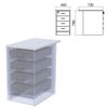 Cover for the sidestand (AT-07) "Argo", 440 x730 x22 mm, gray