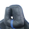 Computer chair BRABIX "GT Carbon GM-120", two pillows, eco-leather, black / blue