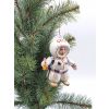 Фарфоровая мануфактура / Christmas tree toy "Kid - astronaut with a rocket"