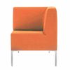 Armchair "Host" M-43, 620х620х780 mm, without armrests, eco-leather, orange