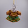 Потешный промысел / Christmas tree toy made of porcelain "Kostromichka"