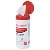 Cleaning wipes for whiteboards, in tube 100 PCs, wet, BRAUBERG