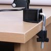 TransVit / Table lamp "Delta 1", clamp, fluorescent, 11 W, black, height 70 cm, G23