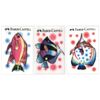 Eraser FABER-CASTELL "Fish", 35x23x8 mm, color assorted, rectangular, synthetic rubber