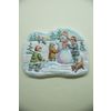Ярославская майолика / Plaque "Winter fun"