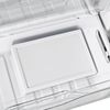INDESIT DFE4200S fridge, 324 litres total, 75 litre lower freezer, 60 x64 x 200cm, silver