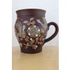 Mug brew ceramic painted series "Petushki"