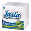 LASLA / Paper napkins "Classic" 100% cellulose, 23x24 cm, white, 100 pcs.