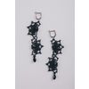 Lace earrings, Juliet black