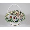 Дельта-Х / Souvenir "Basket with flowers" var.3 (round with a handle), parian