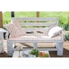 Этель / Pillow for a three-seater bench Mesh, 45 × 150 cm, reps impregnated with VMGO, 100% cotton