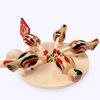 Богородская игрушка / Wooden souvenir "Pecking chickens"