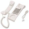 RITMIX RT-007 white telephone, ring light indication, hold melody, white