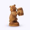 Богородская игрушка / Wooden souvenir "Bear with a box"