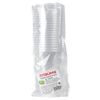 ЛАЙМА / Disposable cups 500 ml, SET 20 pcs., Plastic, "BUDGET", transparent, PP, cold / hot