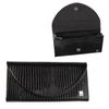 Purse women's BEFLER "Lizard", 190х100 mm, genuine leather, magnetic closure, embossed, black