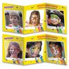 Paint the grim INLANDIA, SET of 6 colors, bright colors, face and body washed off with water