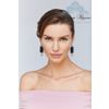 Lace earrings "Anastasia" black