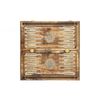 GamesDealer / Geschnitzter Backgammon "Wolf", Mkhitaryan