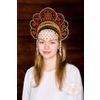 Русский народный костюм  / Kokoshnik "Elena", 12.5 cm