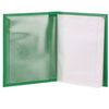 FABULA / Driver's wallet "Friends", genuine leather, embossed, 6 plastic pockets, lime