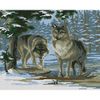 Опт-картина / Tranh thêu chữ thập Wolves