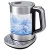 KETTLE KITFORT CT-616, 1.5 litres, 2200w, closed heating element, 4 heating modes, glass, silver