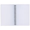BRAUBERG / Quaderno PICCOLO FORMATO (93x135 mm) A6, 50 fogli, pettine, copertina in plastica 3D, senza righello "Fiori" assortiti